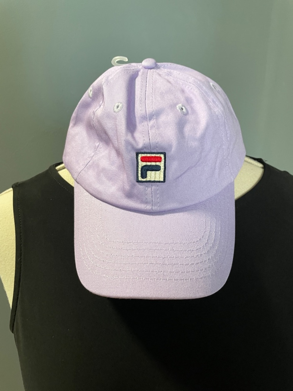 Fila Lavender Cap with Navy and Red Logo tag One size NWT